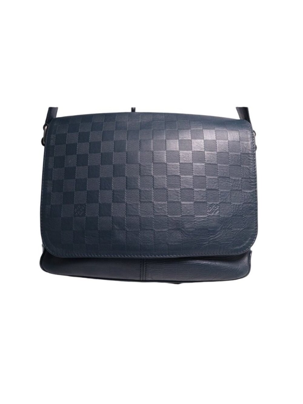 Louis Vuitton Damier Infini District MM Leather Shoulder